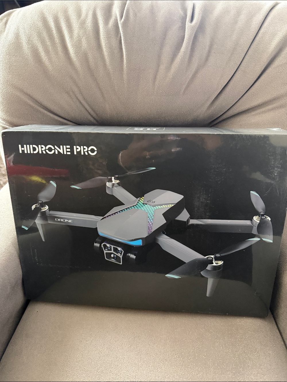 HIDRONE PRO Drone in Matte Black with Teal Accents
